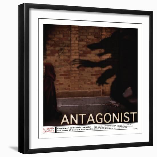 Literary Devices: Antagonist-Jeanne Stevenson-Framed Art Print