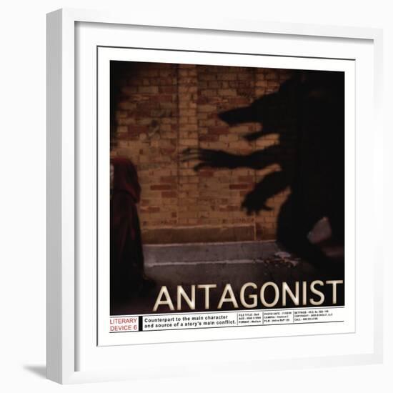 Literary Devices: Antagonist-Jeanne Stevenson-Framed Art Print