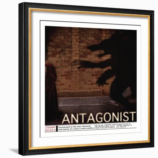 Literary Devices: Antagonist-Jeanne Stevenson-Framed Art Print