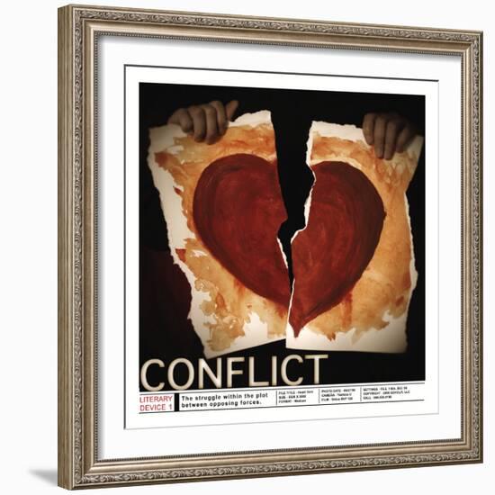 Literary Devices: Conflict-Jeanne Stevenson-Framed Art Print