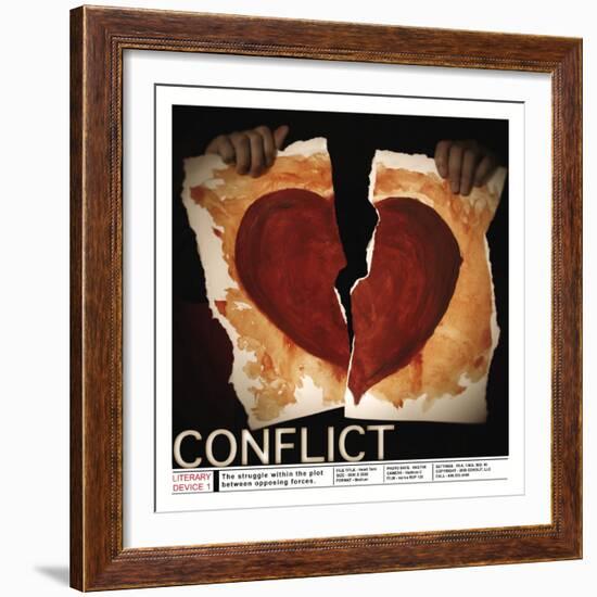 Literary Devices: Conflict-Jeanne Stevenson-Framed Art Print