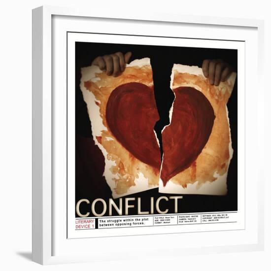 Literary Devices: Conflict-Jeanne Stevenson-Framed Art Print