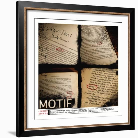 Literary Devices: Motif-Jeanne Stevenson-Framed Art Print