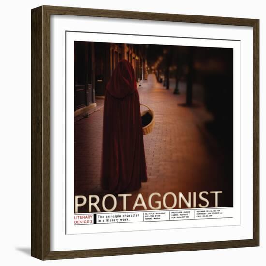 Literary Devices: Protagonist-Jeanne Stevenson-Framed Art Print