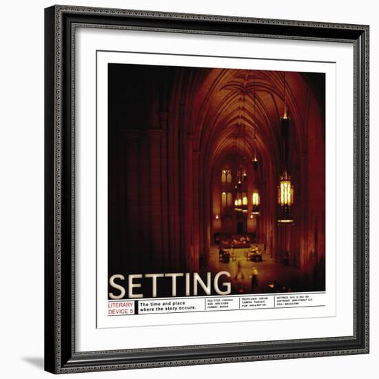 Literary Devices: Setting-Jeanne Stevenson-Framed Art Print