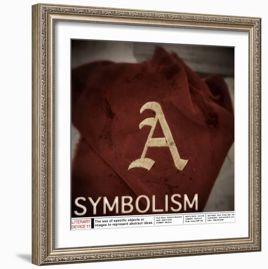 Literary Devices: Symbolism-Jeanne Stevenson-Framed Art Print