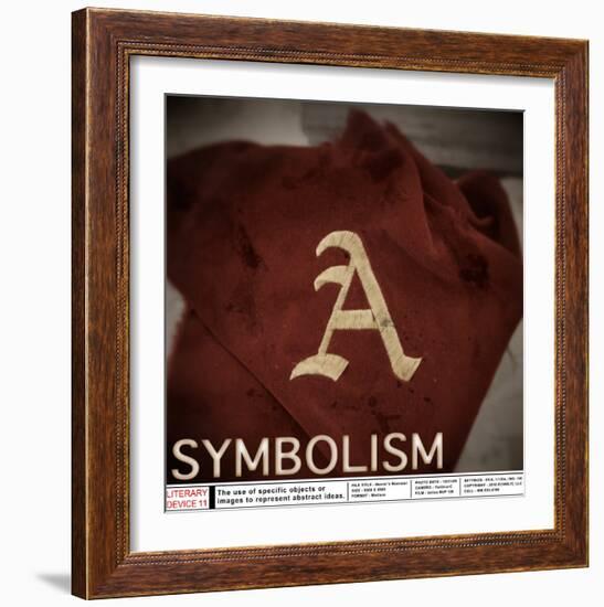 Literary Devices: Symbolism-Jeanne Stevenson-Framed Art Print