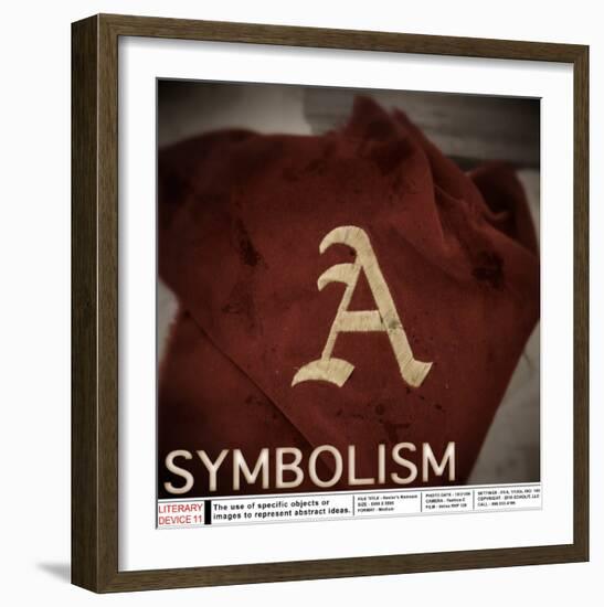 Literary Devices: Symbolism-Jeanne Stevenson-Framed Art Print