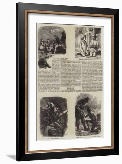 Literary Illustrations-James Dawson Watson-Framed Giclee Print