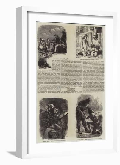 Literary Illustrations-James Dawson Watson-Framed Giclee Print