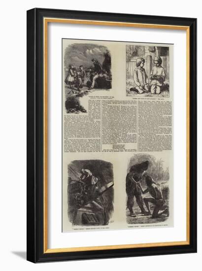 Literary Illustrations-James Dawson Watson-Framed Giclee Print