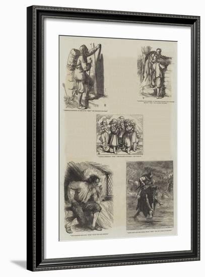 Literary Illustrations-null-Framed Giclee Print