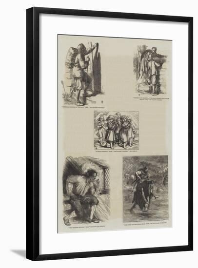 Literary Illustrations-null-Framed Giclee Print