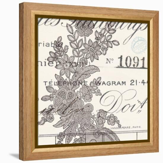 Literary Lace 1-Z Studio-Framed Stretched Canvas