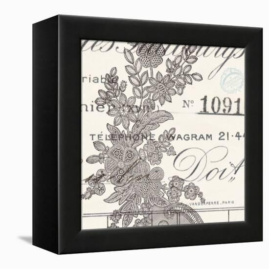 Literary Lace 1-Z Studio-Framed Stretched Canvas