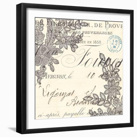 Literary Lace 4-Z Studio-Framed Art Print