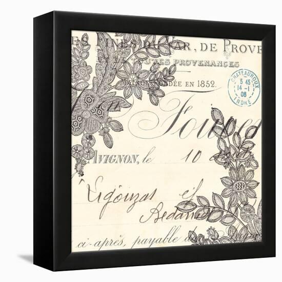 Literary Lace 4-Z Studio-Framed Stretched Canvas