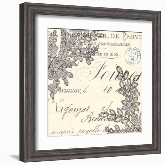 Literary Lace 4-Z Studio-Framed Art Print