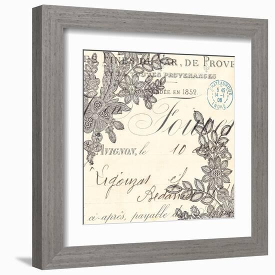 Literary Lace 4-Z Studio-Framed Art Print