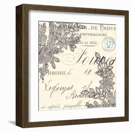 Literary Lace 4-Z Studio-Framed Art Print