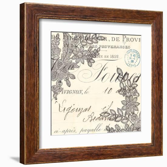 Literary Lace 4-Z Studio-Framed Art Print