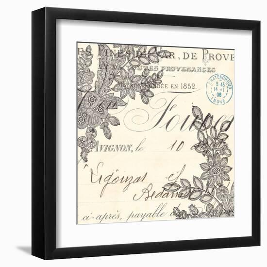 Literary Lace 4-Z Studio-Framed Art Print