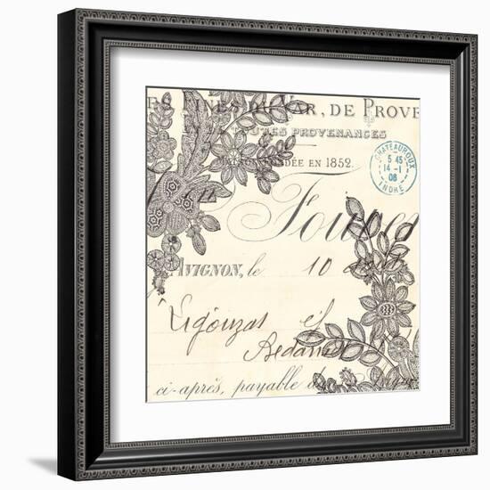 Literary Lace 4-Z Studio-Framed Art Print