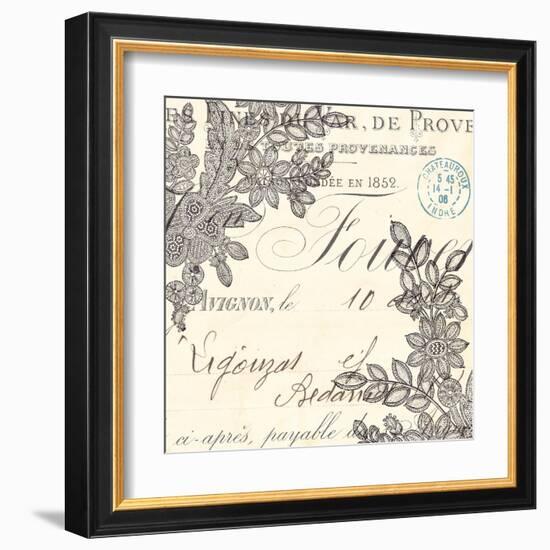 Literary Lace 4-Z Studio-Framed Art Print