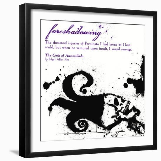 Literary Techniques: Foreshadowing-Jeanne Stevenson-Framed Art Print