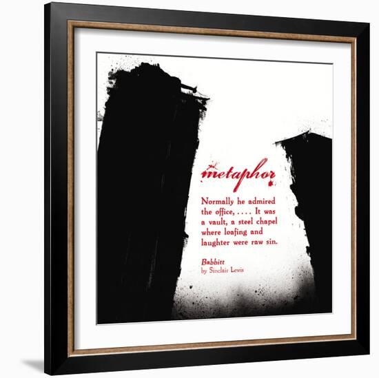 Literary Techniques: Metaphor-Jeanne Stevenson-Framed Art Print