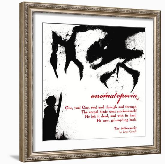 Literary Techniques: Onomatopoeia-Jeanne Stevenson-Framed Art Print