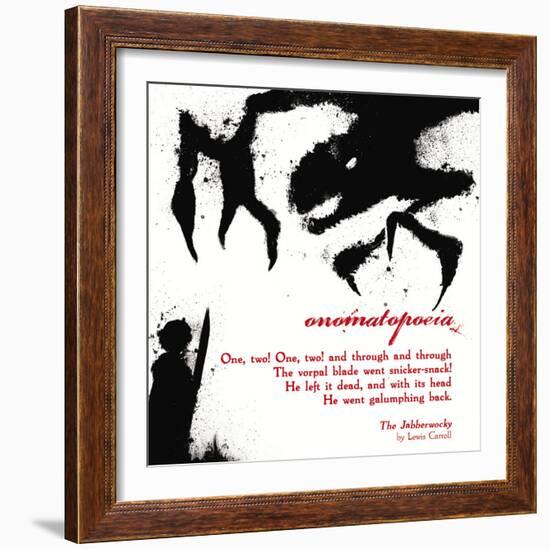 Literary Techniques: Onomatopoeia-Jeanne Stevenson-Framed Art Print