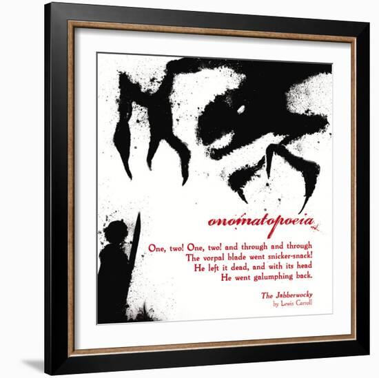 Literary Techniques: Onomatopoeia-Jeanne Stevenson-Framed Art Print