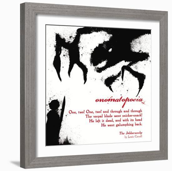 Literary Techniques: Onomatopoeia-Jeanne Stevenson-Framed Art Print