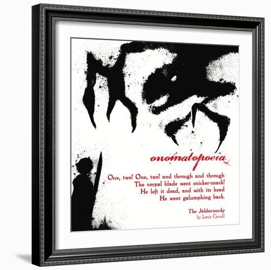 Literary Techniques: Onomatopoeia-Jeanne Stevenson-Framed Art Print