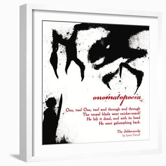 Literary Techniques: Onomatopoeia-Jeanne Stevenson-Framed Art Print