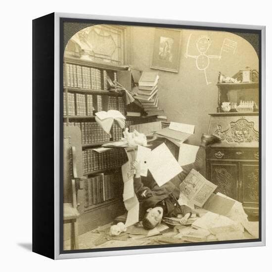 Literature-Underwood & Underwood-Framed Premier Image Canvas