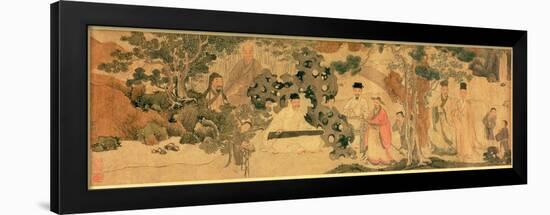 Literi Gathering in Qinglin-Chinese School-Framed Giclee Print