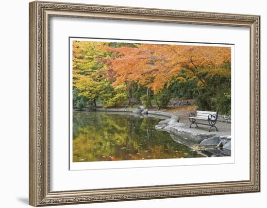 Lithia Park Pond-Donald Paulson-Framed Giclee Print