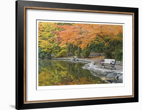 Lithia Park Pond-Donald Paulson-Framed Giclee Print