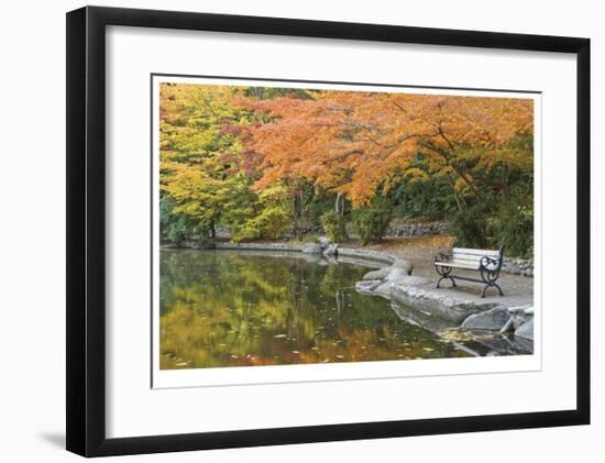 Lithia Park Pond-Donald Paulson-Framed Giclee Print