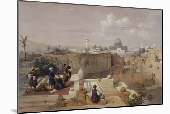 Lithograph from 'The Holy Land, Syria, Idumea, Arabia, Egypt and Nubia'-David Roberts-Mounted Giclee Print