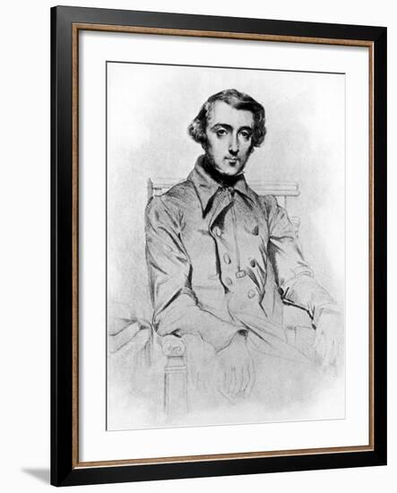 Lithograph of Alexis de Tocqueville-null-Framed Photographic Print