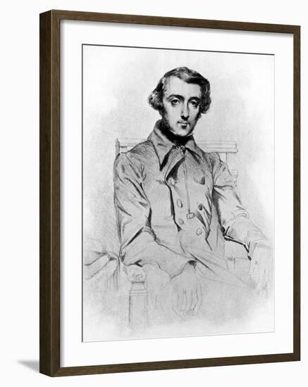 Lithograph of Alexis de Tocqueville-null-Framed Photographic Print