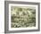 Lithograph of Excavations at the North Side of Quadrangle-null-Framed Giclee Print