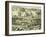 Lithograph of Excavations at the North Side of Quadrangle-null-Framed Giclee Print