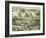 Lithograph of Excavations at the North Side of Quadrangle-null-Framed Giclee Print