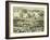 Lithograph of Excavations at the North Side of Quadrangle-null-Framed Giclee Print