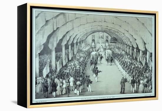 Lithograph of the Coronation of General Faustin Soulouque as Emperor of Haiti-null-Framed Premier Image Canvas