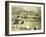 Lithograph of the Excavation of the Temple of Mars-Thomas Picken-Framed Giclee Print